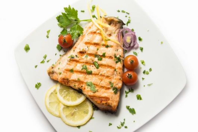 Grilled Halibut Steaks with Herbs